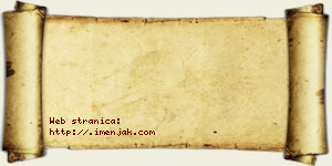 Kuzman Dimitrijević vizit kartica